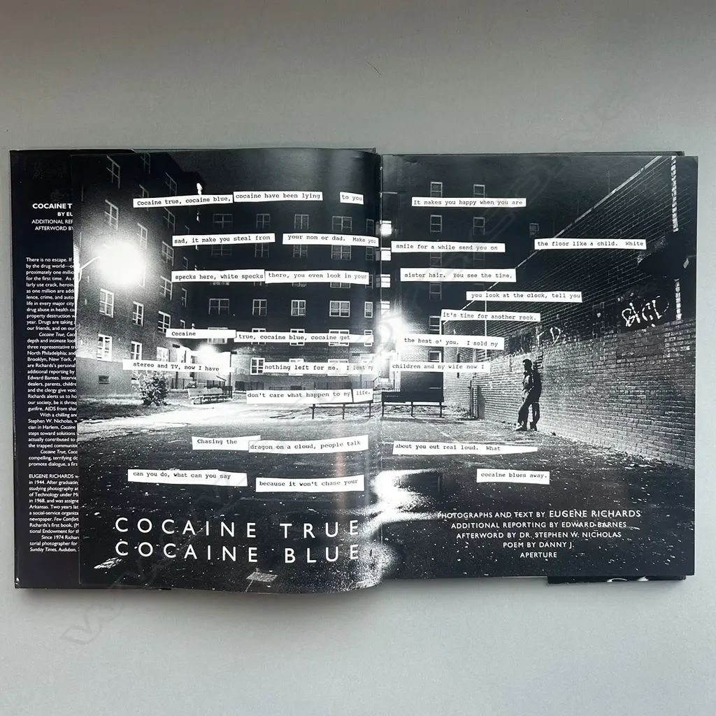 EUGENE RICHARDS: COCAINE TRUE COCAINE BLUE Image 1++